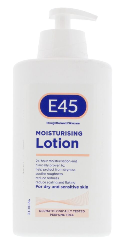 E45 500ML Moisturise Lotion Pump
