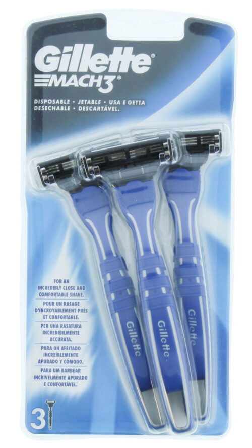 drugstoreonline.co.uk - Gillette Mach3 Disposableosable Razor 3'S