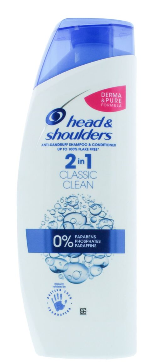drugstoreonline.co.uk - Head&Shoulders 450ML 2 In 1 Class Clean
