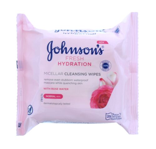 drugstoreonline.co.uk - Johnsons Micellar Wipes Rose 25'S