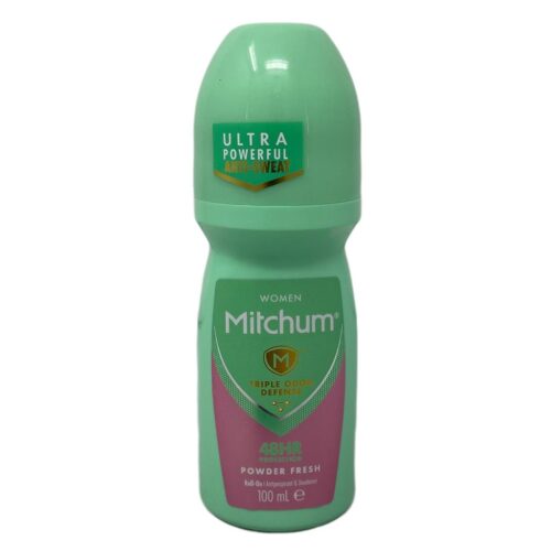 drugstoreonline.co.uk - Mitchum 100ML Roll On Powder Fresh